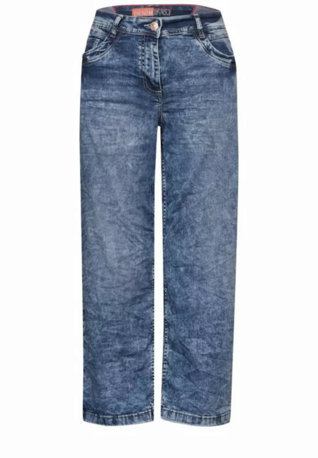 Cecil Bequeme Jeans Cecil / Da.Jeans / Style NOS Neele Mid Blue günstig online kaufen