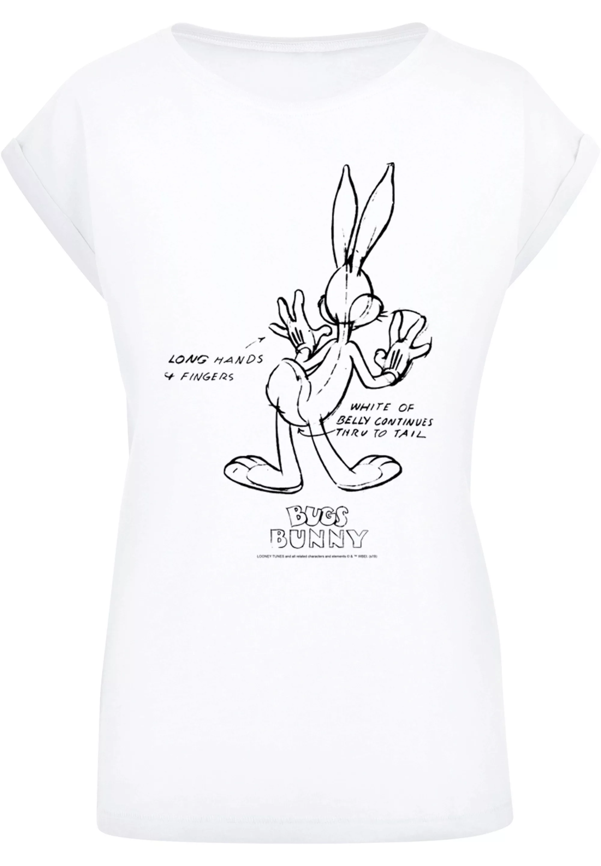 F4NT4STIC T-Shirt "Looney Tunes Bugs And Lola Valentines Cuddle", Print günstig online kaufen