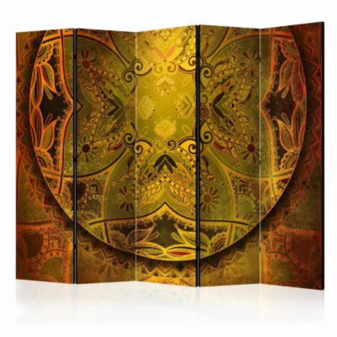 artgeist Paravent Mandala: Golden Poem II [Room Dividers] mehrfarbig Gr. 22 günstig online kaufen