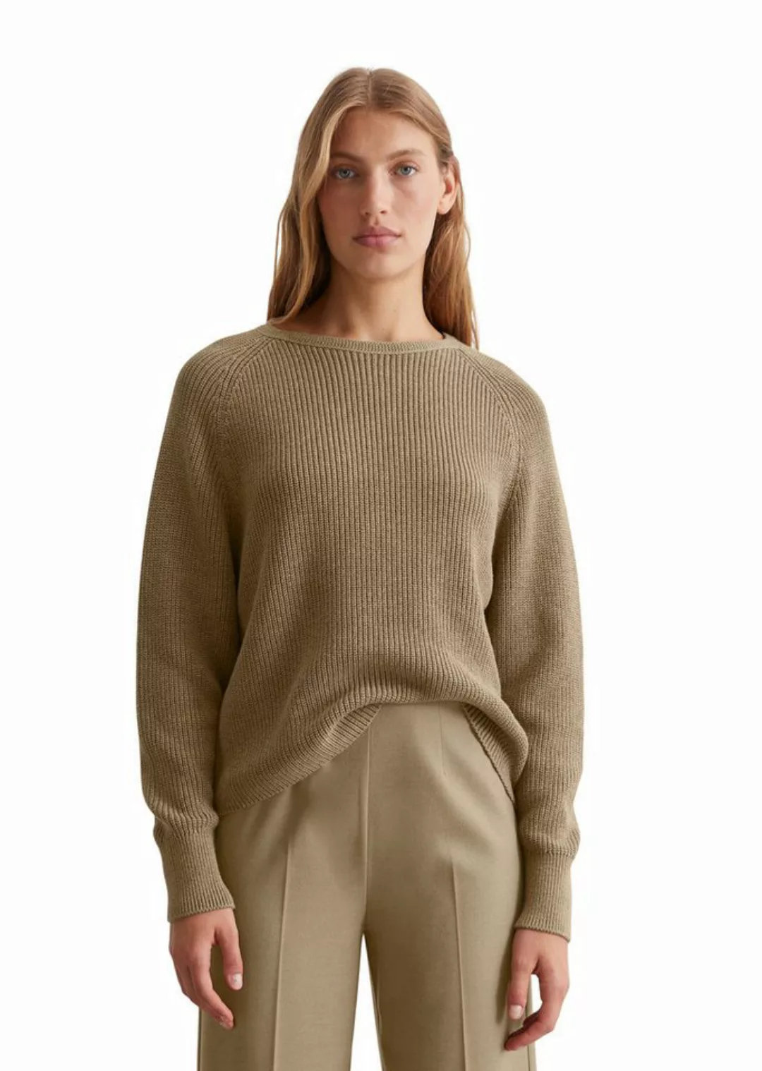 Marc O'Polo Strickpullover aus Heavy-Weight-Organic-Cotton günstig online kaufen