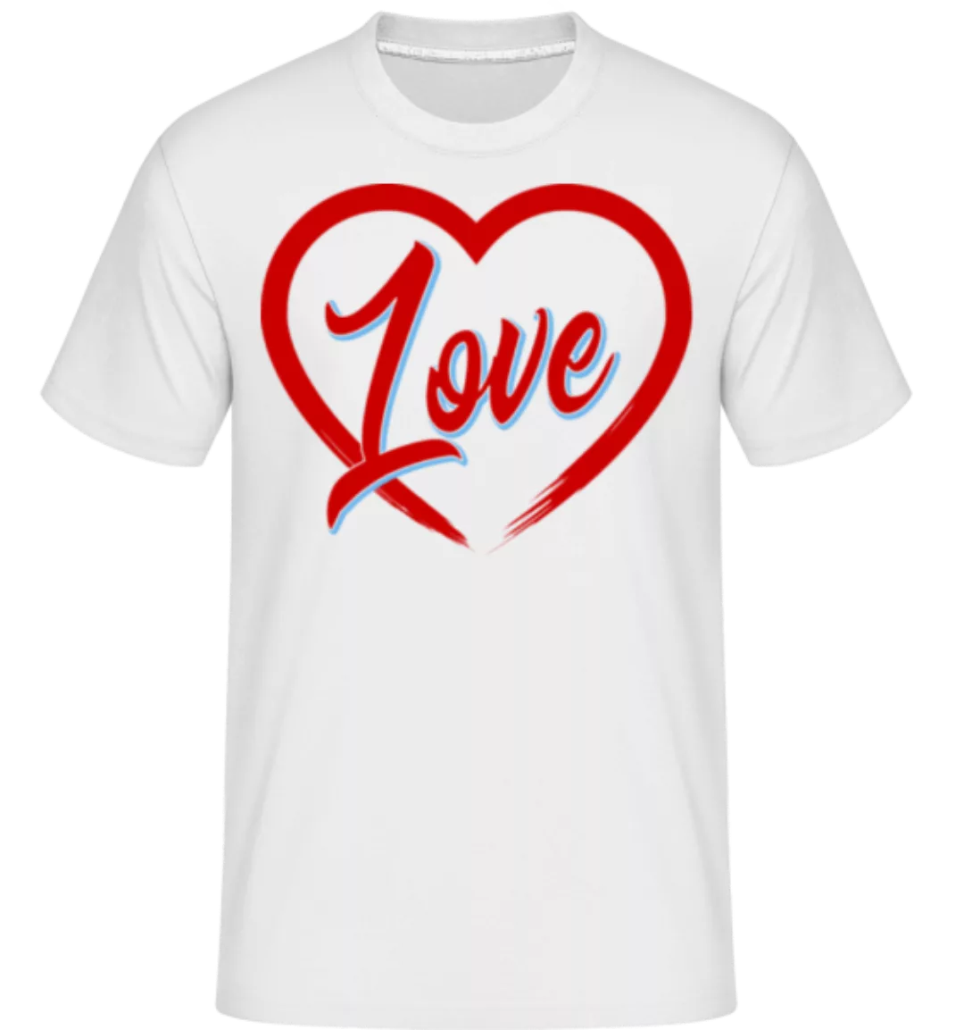 Heart Love · Shirtinator Männer T-Shirt günstig online kaufen