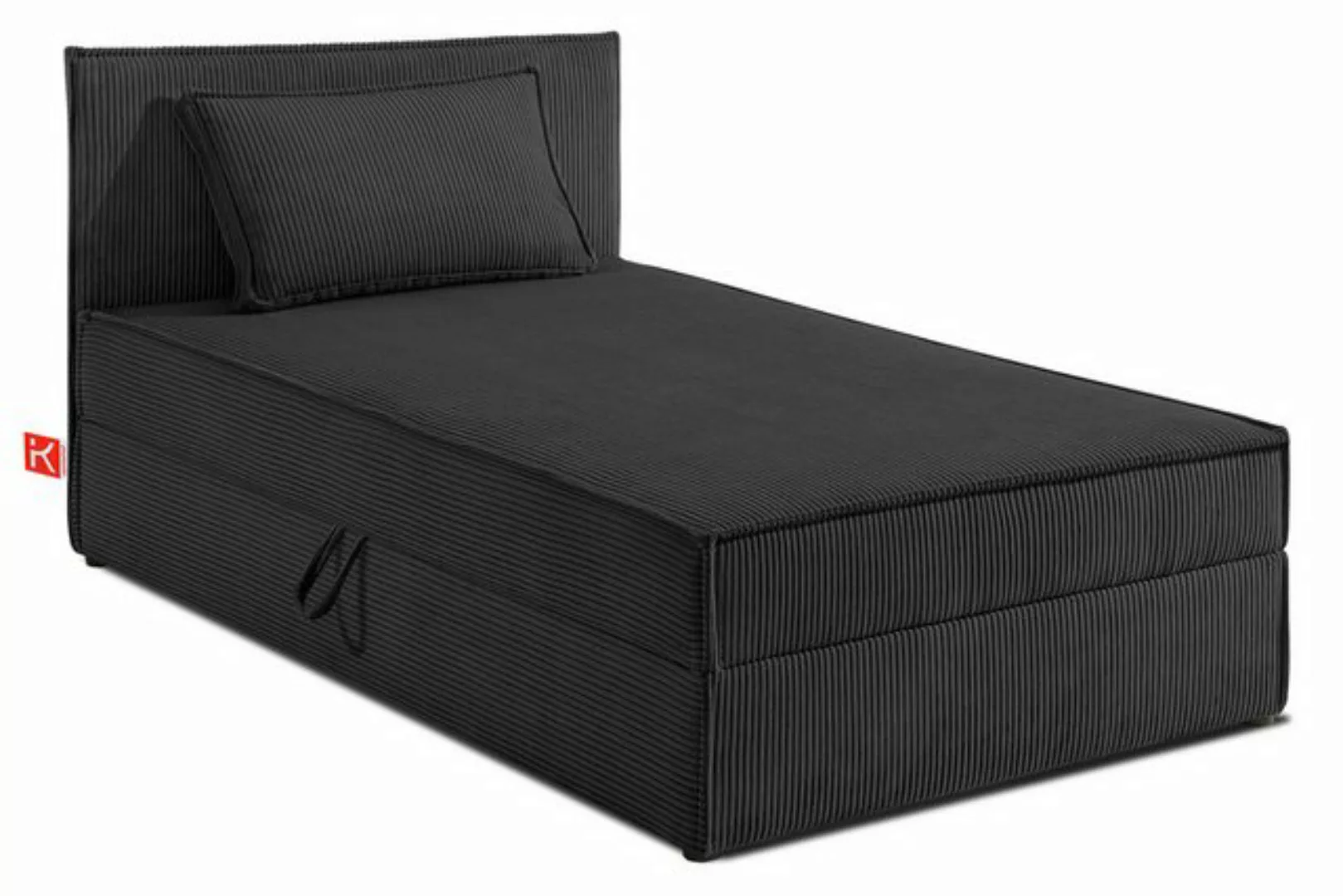 KONSIMO® Jugendbett Einzelbett, Polsterbett ROTI, Tagesbett (100 cm x 200 c günstig online kaufen