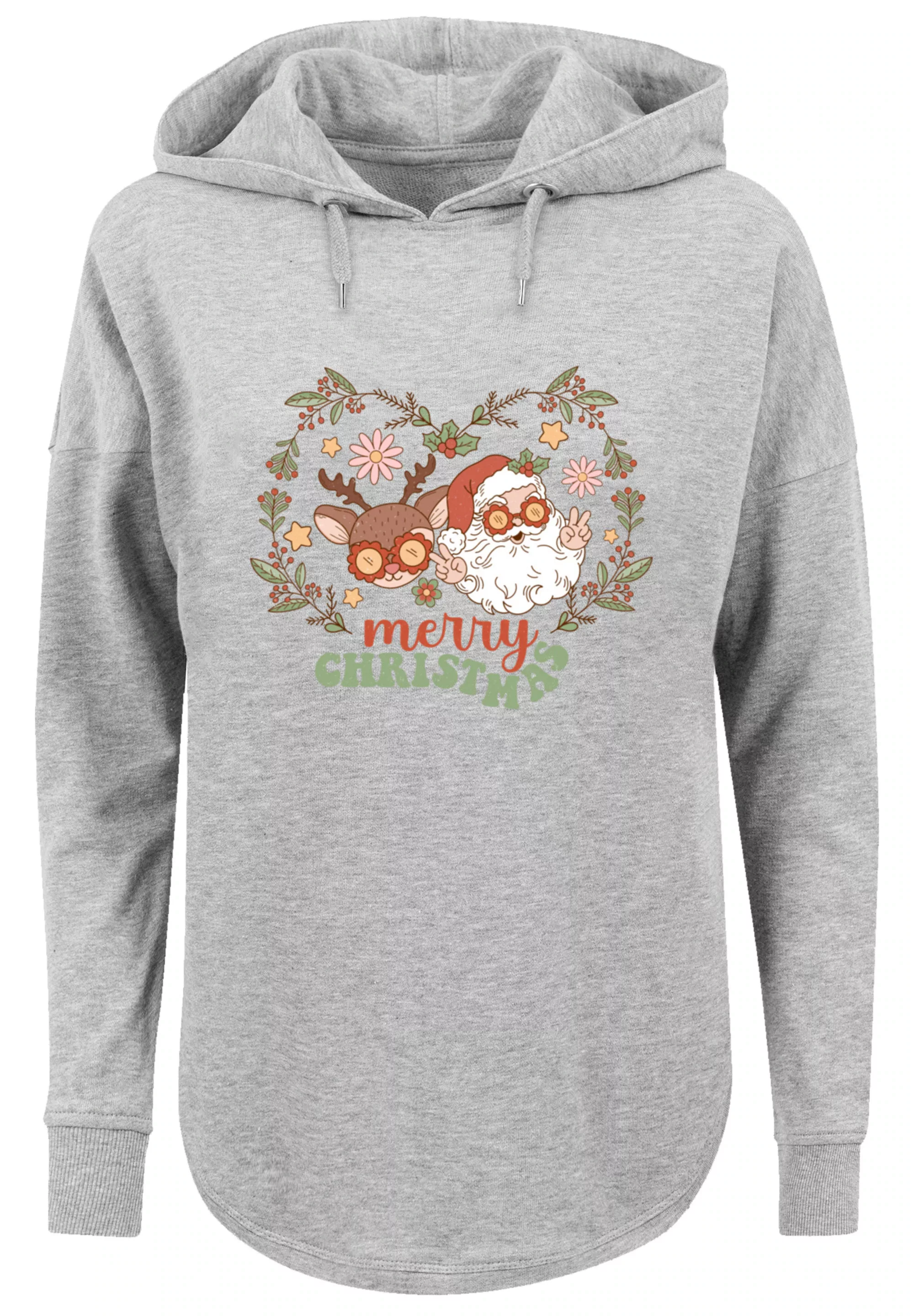 F4NT4STIC Kapuzenpullover "Weihnachten Hippie Santa And Reindeer", Premium günstig online kaufen