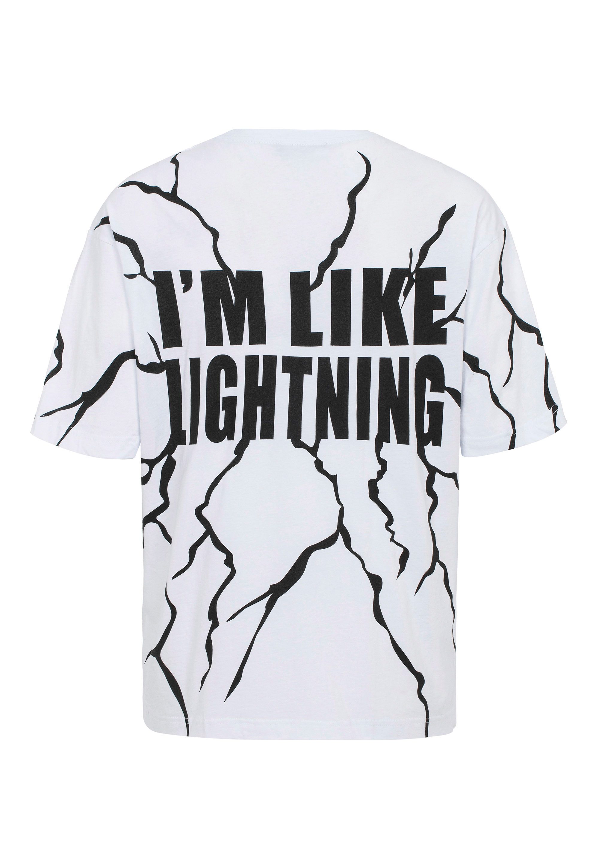 RedBridge T-Shirt mit Smiley-Print Trendiges Oversize günstig online kaufen