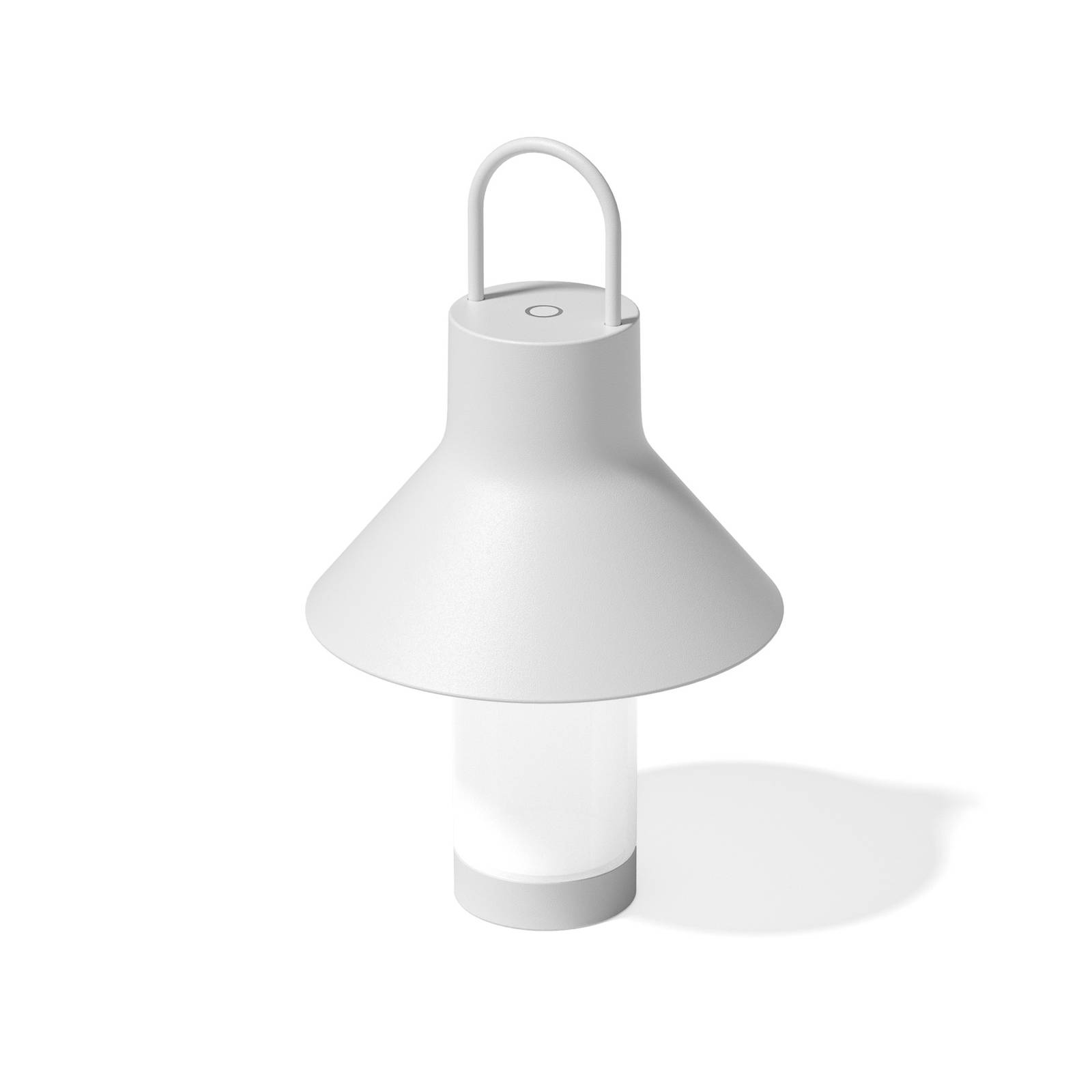 LOOM DESIGN LED-Akku-Tischleuchte Shadow Small, weiß, IP65 günstig online kaufen