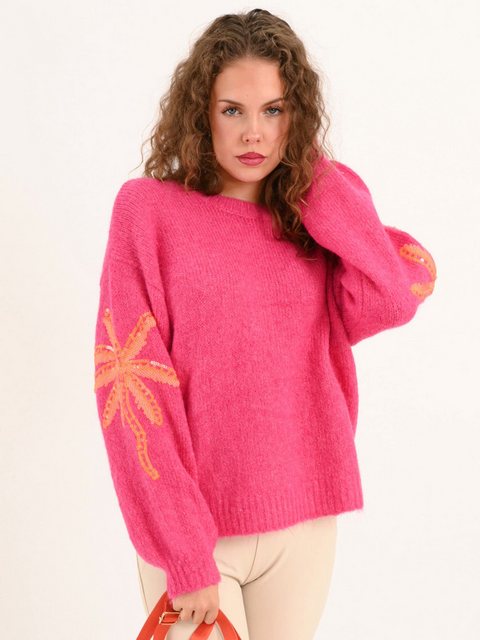 MODAFEIN Strickpullover Palme Pink günstig online kaufen