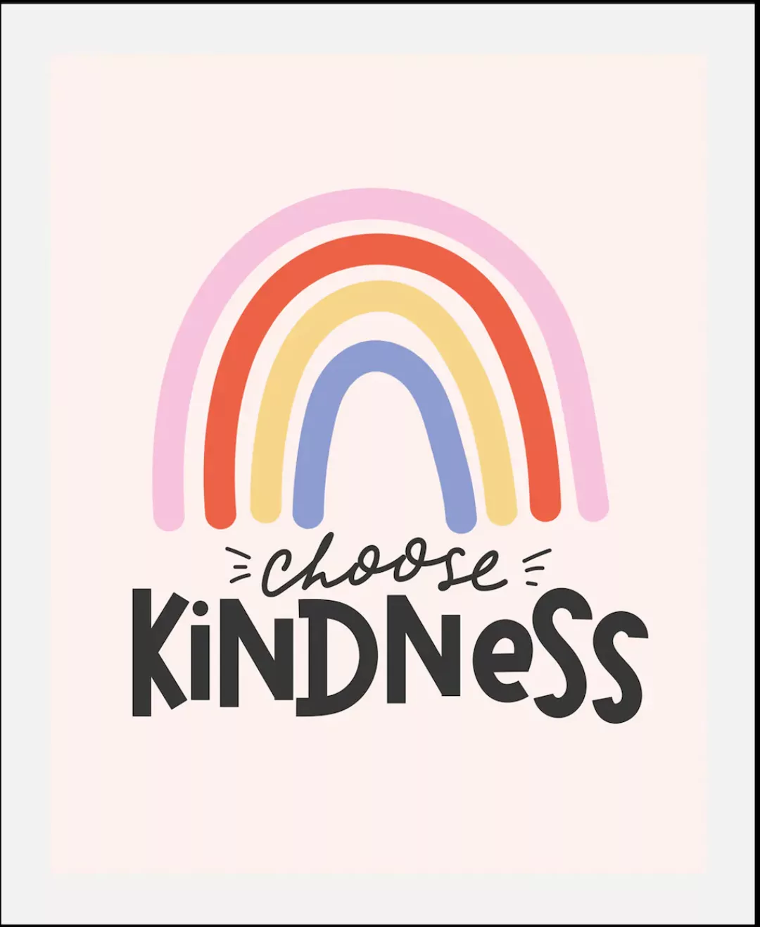 queence Bild "Choose Kindness", Schriftzüge, (1 St.) günstig online kaufen