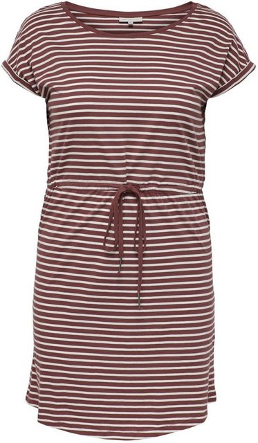 ONLY CARMAKOMA Jerseykleid CARAPRIL STRIPE mit Bindeband günstig online kaufen