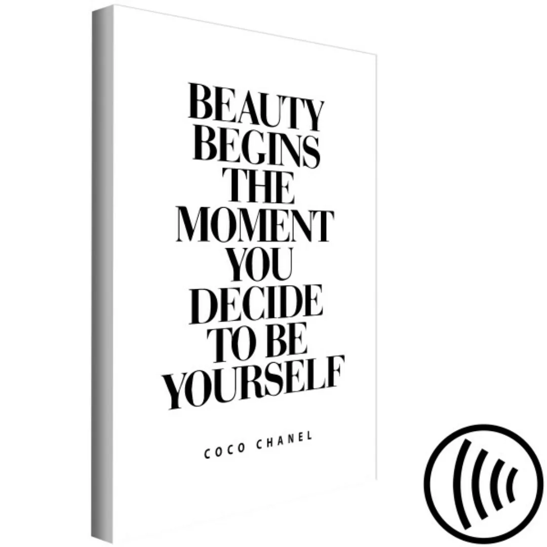 Wandbild Coco Chanel (1 Part) Vertical XXL günstig online kaufen