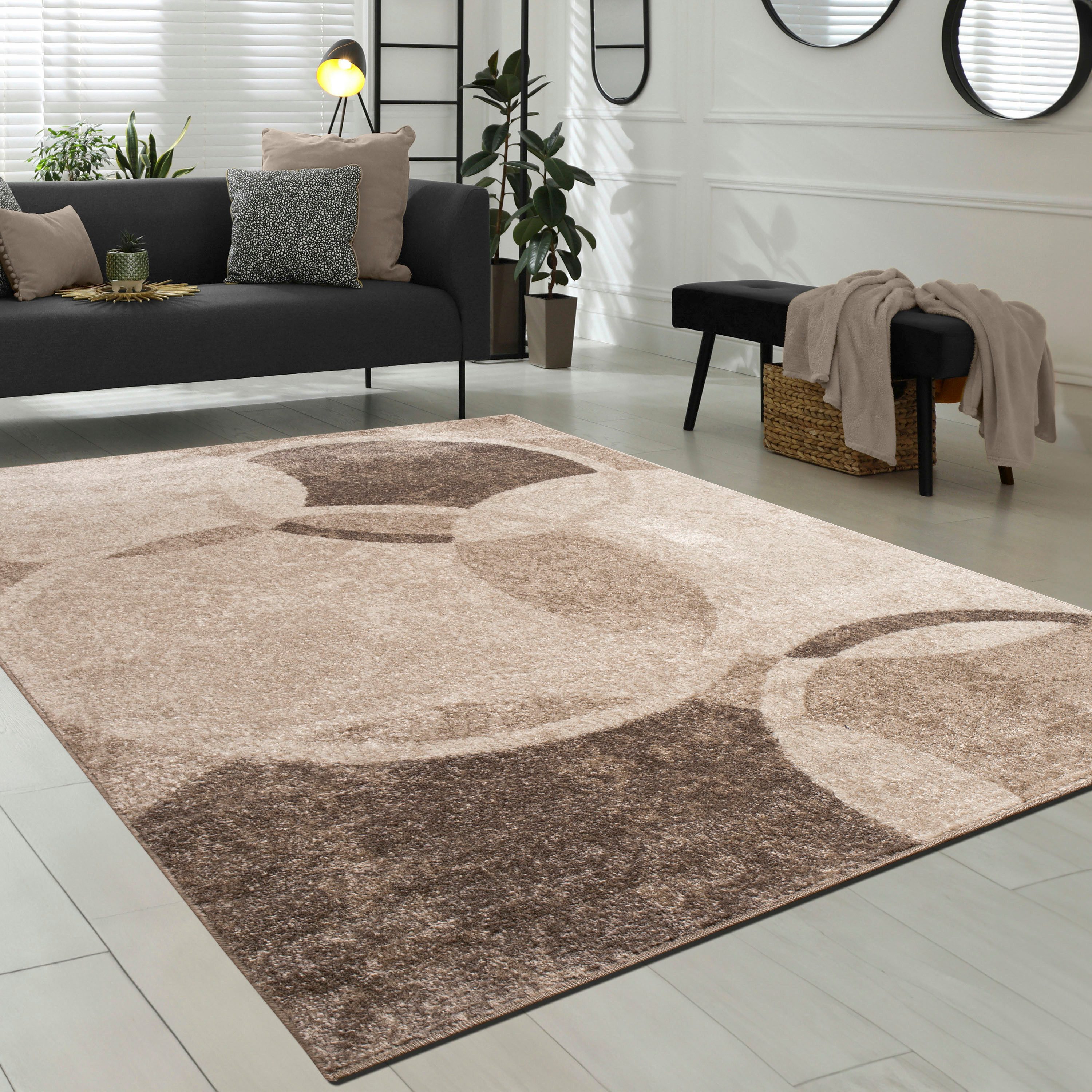 Paco Home Teppich »Sinai 055«, rechteckig, 13 mm Höhe, Kurzflor, modernes D günstig online kaufen