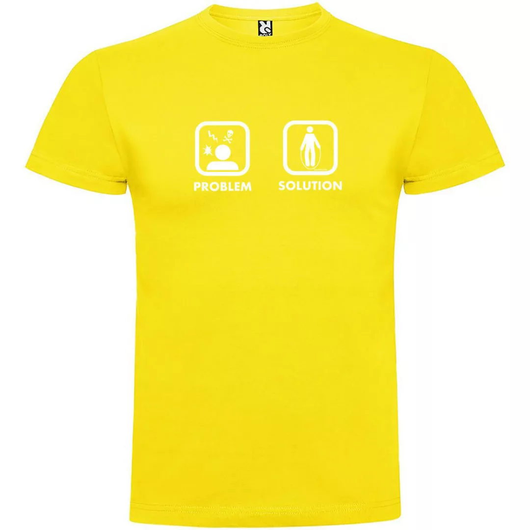 Kruskis Problem Solution Train Kurzärmeliges T-shirt XL Yellow günstig online kaufen