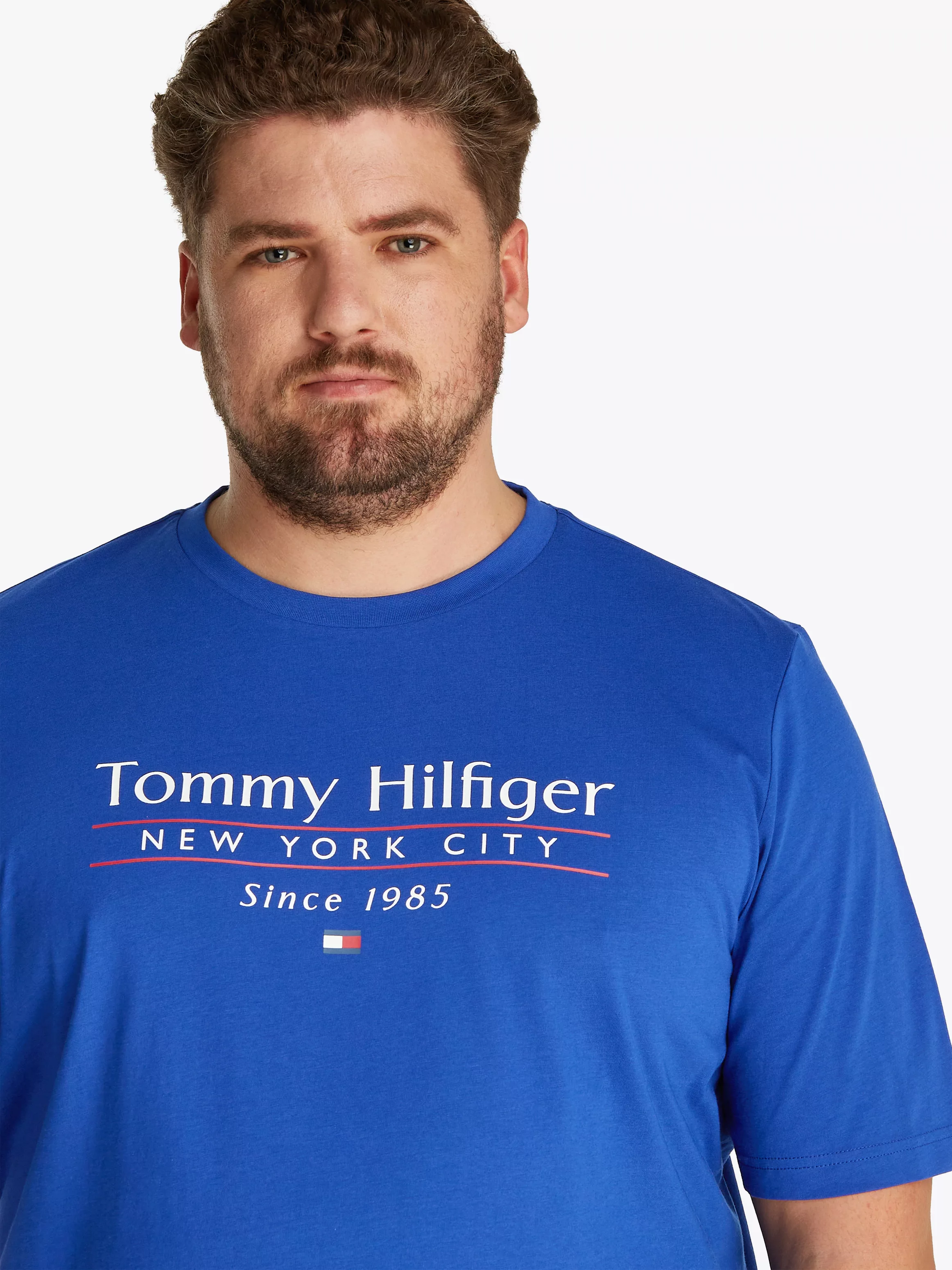 Tommy Hilfiger Big & Tall Kurzarmshirt "BT-COLOUR TO COLOR GRAPHIC TEE-B", günstig online kaufen