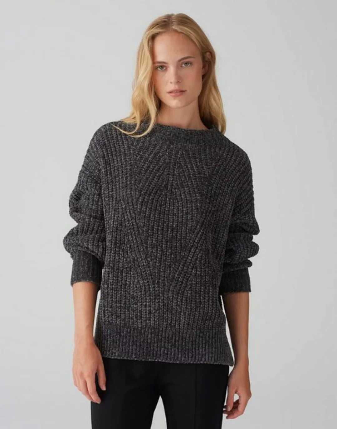 OPUS Strickpullover Paneta graphite glaze günstig online kaufen