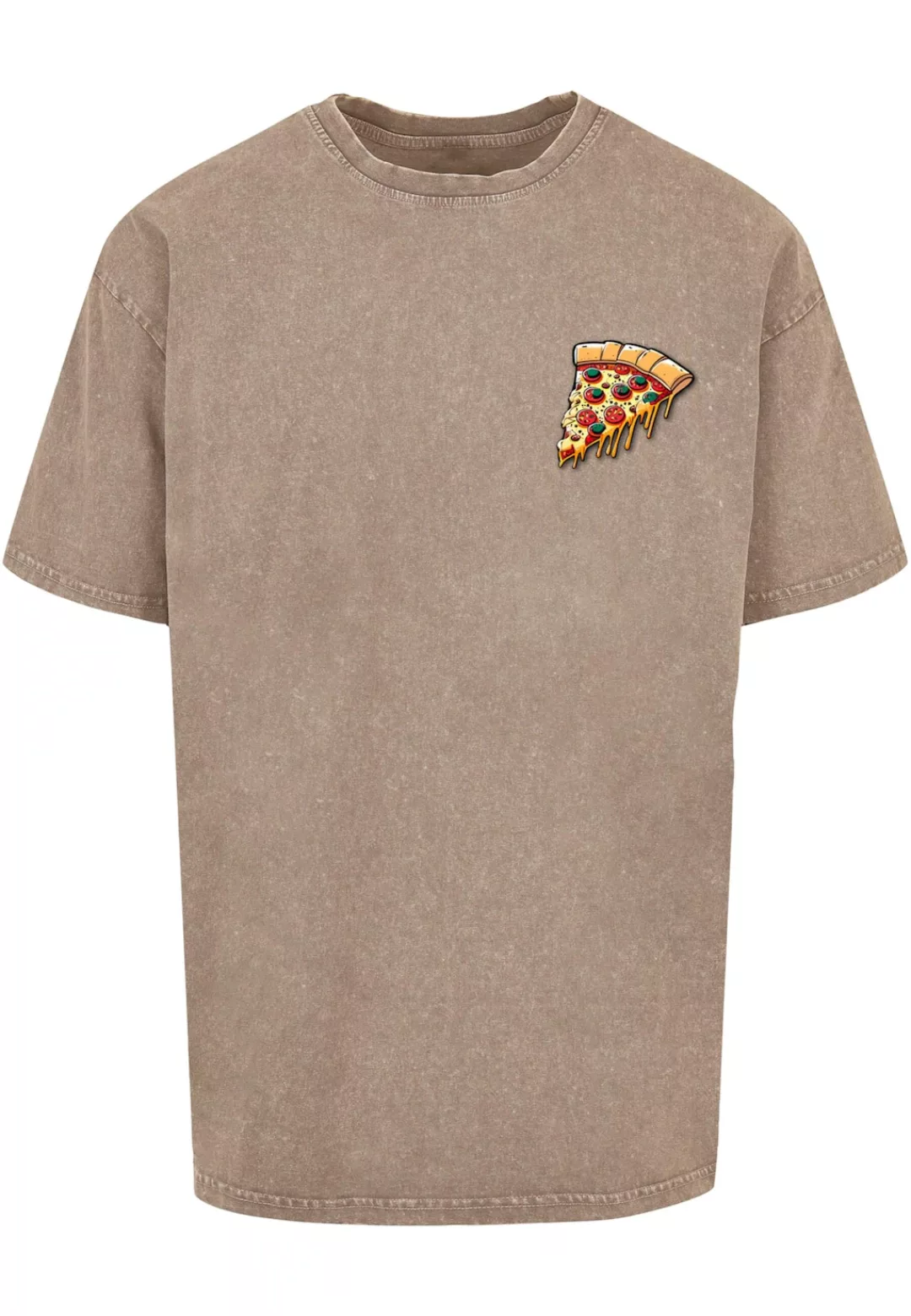 Merchcode T-Shirt "Merchcode Herren Pizza Comic Acid Washed Oversized Tee" günstig online kaufen