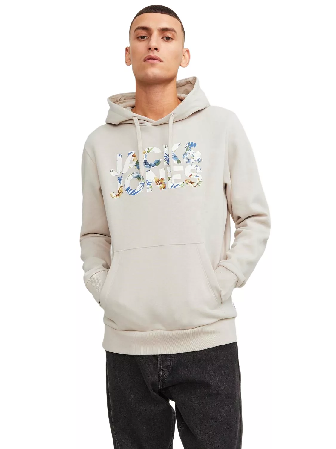 Jack & Jones Herren Kapuzenpullover Hoodie JJEJEFF CORP LOGO - Regular Fit günstig online kaufen