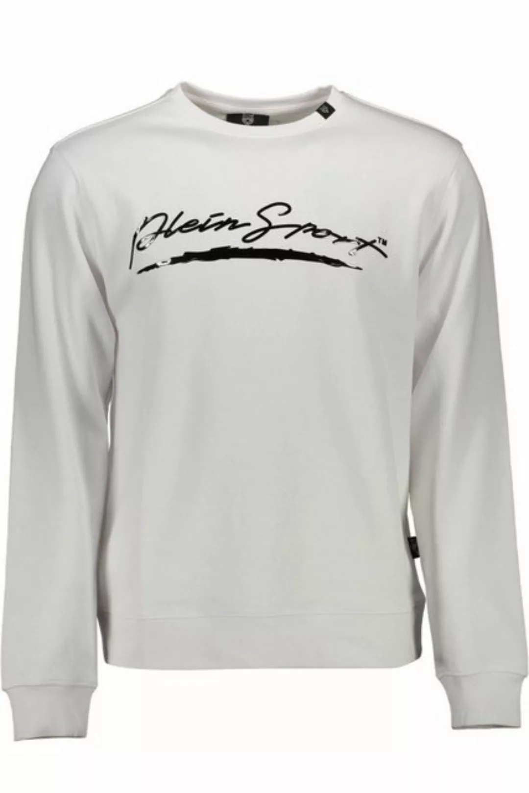 PLEIN SPORT Sweatshirt Weißes Langarm-Sweatshirt für Herren mit Print günstig online kaufen