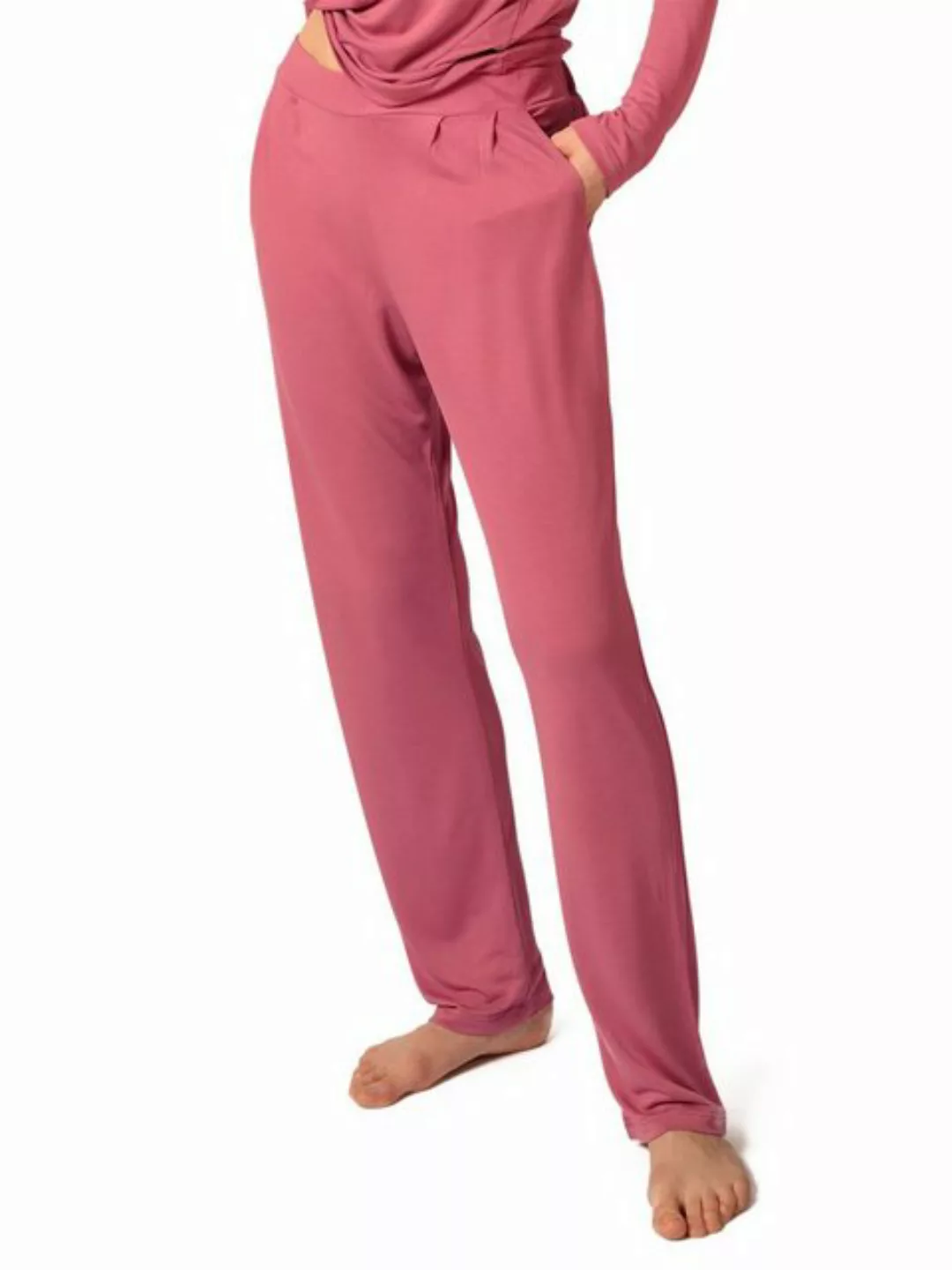 HUBER Loungehose Damen Hose lang hautnah Night Basic Selection (Stück, 1-tl günstig online kaufen