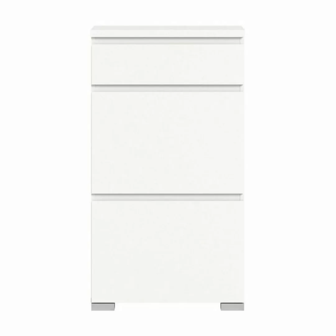 xonox.home Schuhschrank in Weiß - 60x109x27cm (BxHxT) günstig online kaufen