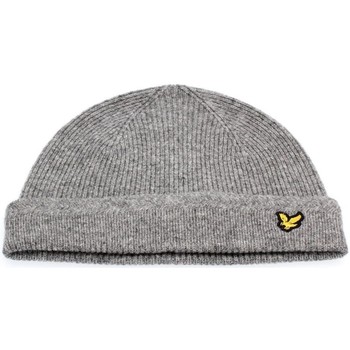 Lyle & Scott  Hut HE305CL RACKED RIB BEANIE-T28 MID GREY MARL günstig online kaufen