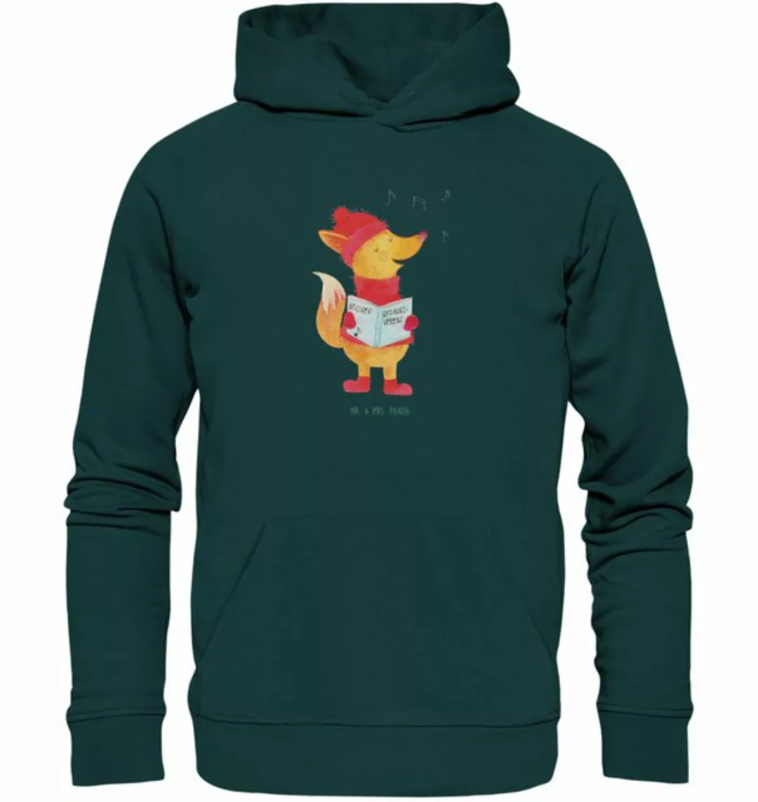 Mr. & Mrs. Panda Hoodie Fuchs Sänger Größe XL - Mid Heather Green - Geschen günstig online kaufen