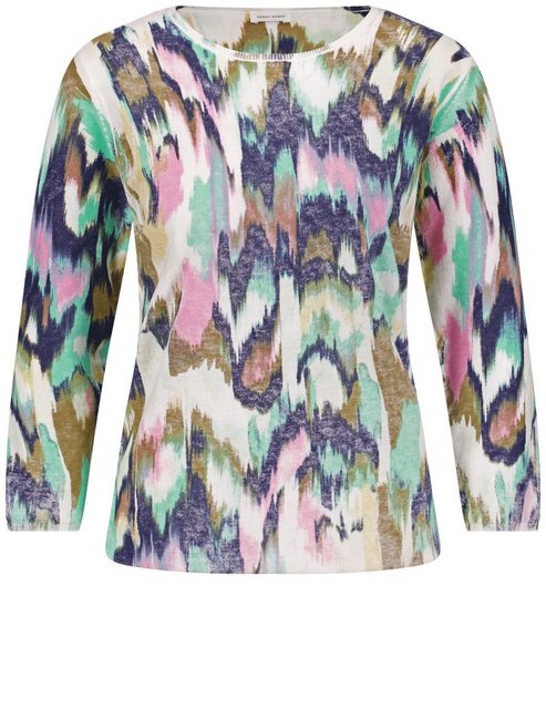 GERRY WEBER 3/4 Arm-Pullover Softer 3/4 Arm Pullover mit Allover-Print günstig online kaufen