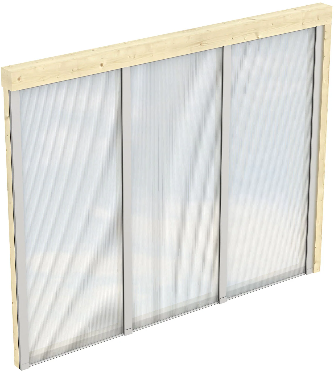 Skan Holz Polycarbonat Seitenwand für Terrassenüberdachung 300/289 cm Tiefe günstig online kaufen
