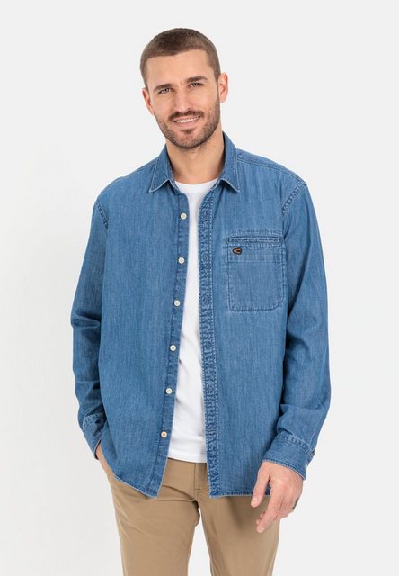 camel active Jeanshemd aus reiner Baumwolle günstig online kaufen