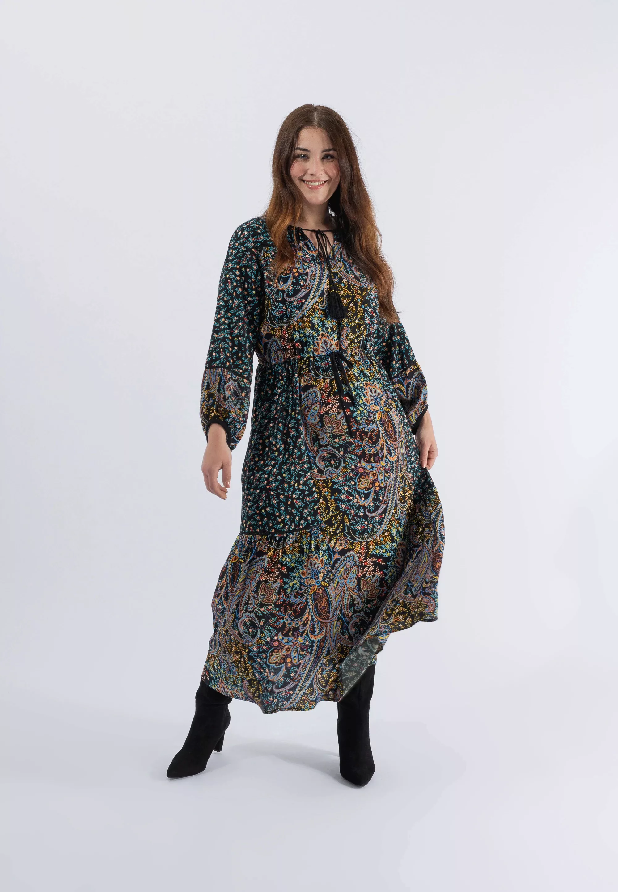 October Jerseykleid, mit modischem Allover-Muster günstig online kaufen