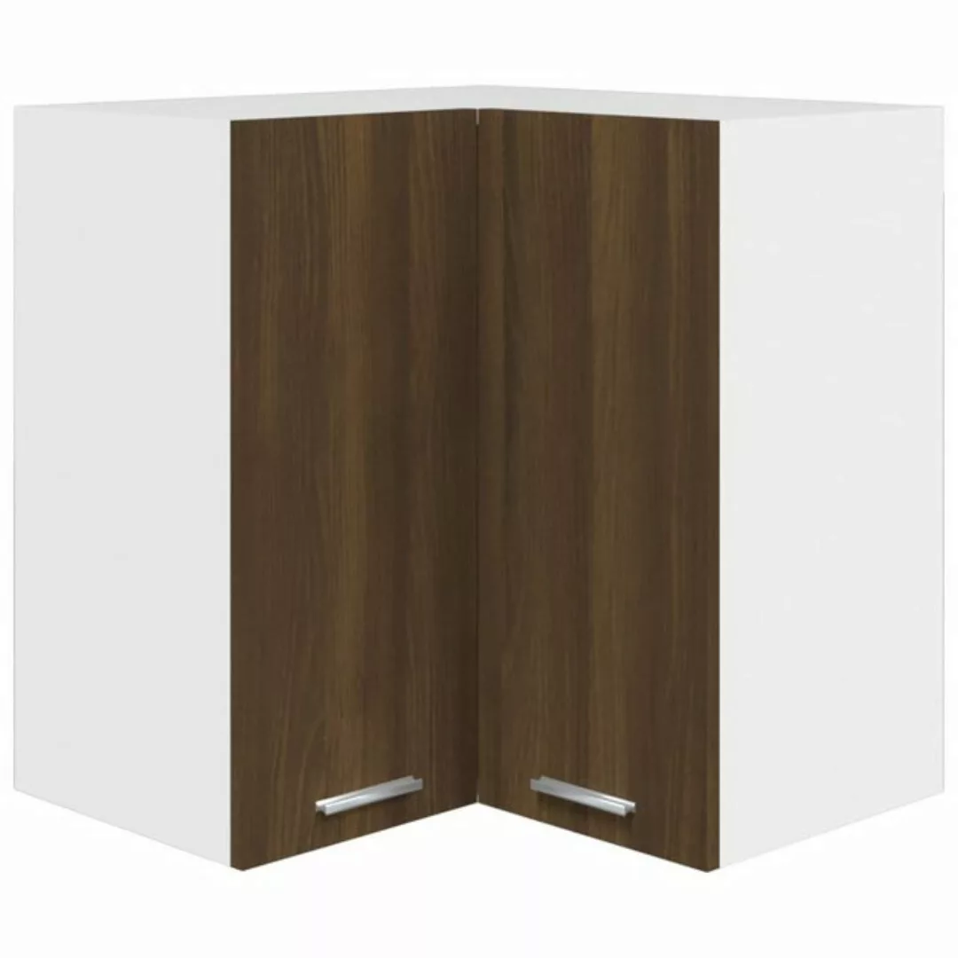 vidaXL Eckschrank vidaXL Eckhängeschrank Weiß 57x57x60 cm Holzwerkstoff günstig online kaufen