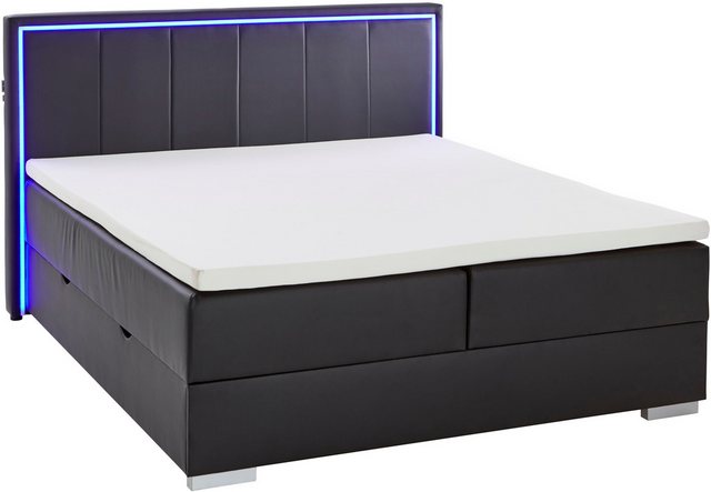 meise.möbel Boxbett Colorado, inkl. LED-Beleuchtung im Kopfteil, Bettkasten günstig online kaufen