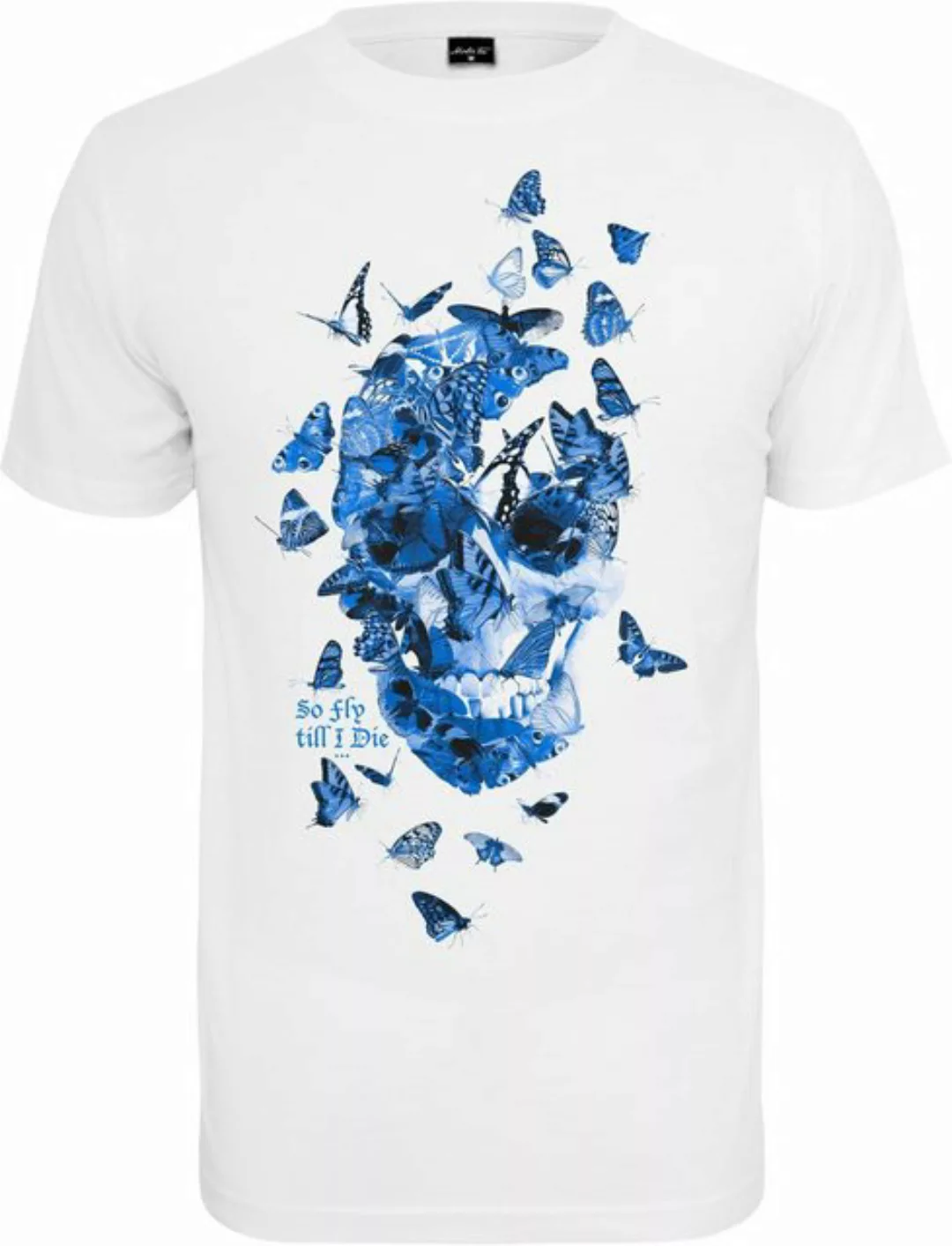 MisterTee T-Shirt MisterTee Herren Butterfly Skull Tee (1-tlg) günstig online kaufen