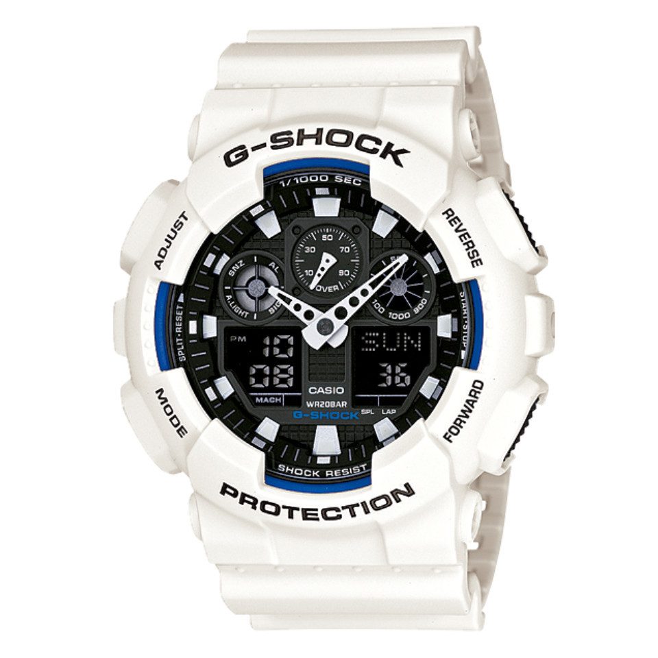 CASIO G-SHOCK Chronograph GA-100B-7AER, Quarzuhr,Armbanduhr,Herrenuhr,digit günstig online kaufen