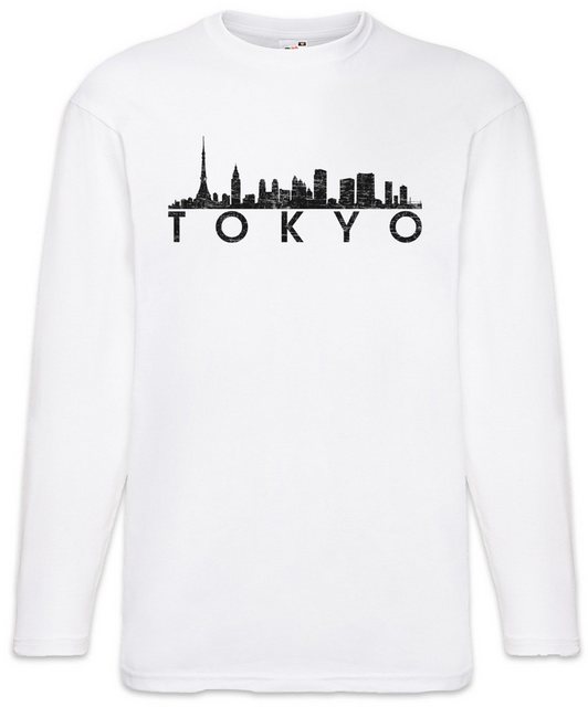 Urban Backwoods Langarmshirt Skyline Tokyo Langarm T-Shirt Stadt City Japan günstig online kaufen