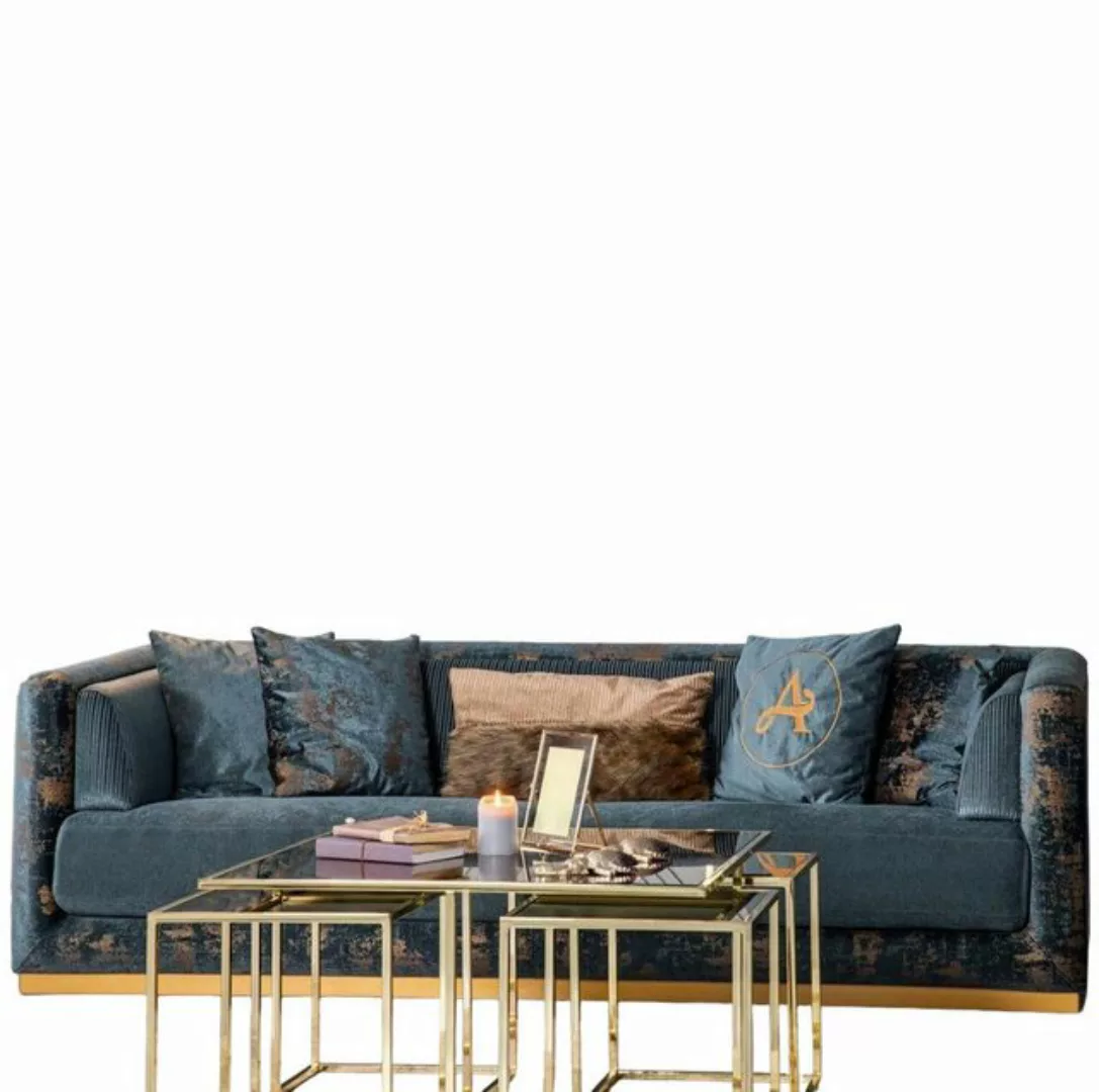 JVmoebel Sofa Turkis Dreisitzer Couch Sofa Möbel Polster Einrichtung Couche günstig online kaufen