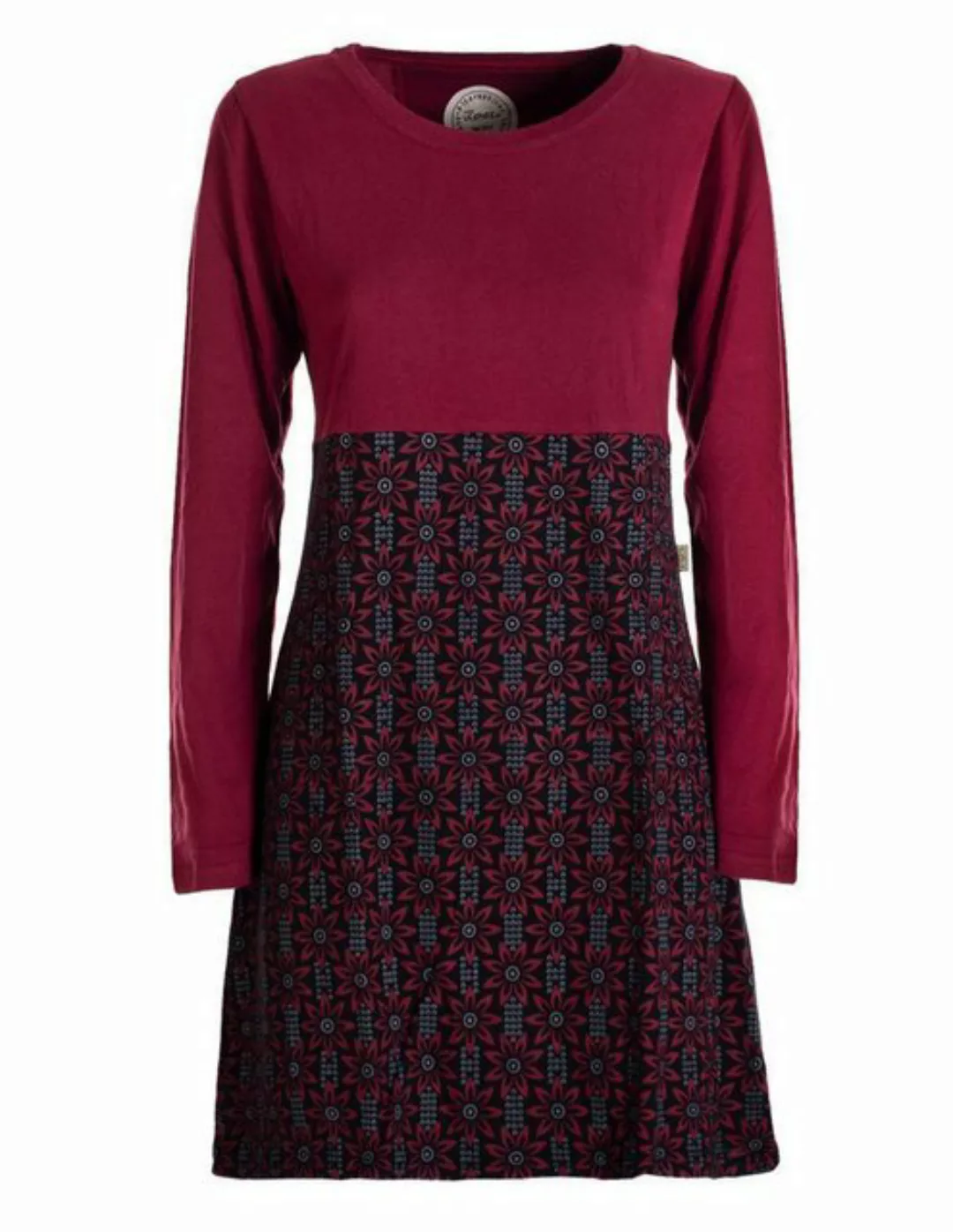 Vishes Tunikakleid Damen Langarm Longshirt-Kleid Sweatkleid Tunika-Kleid Sh günstig online kaufen