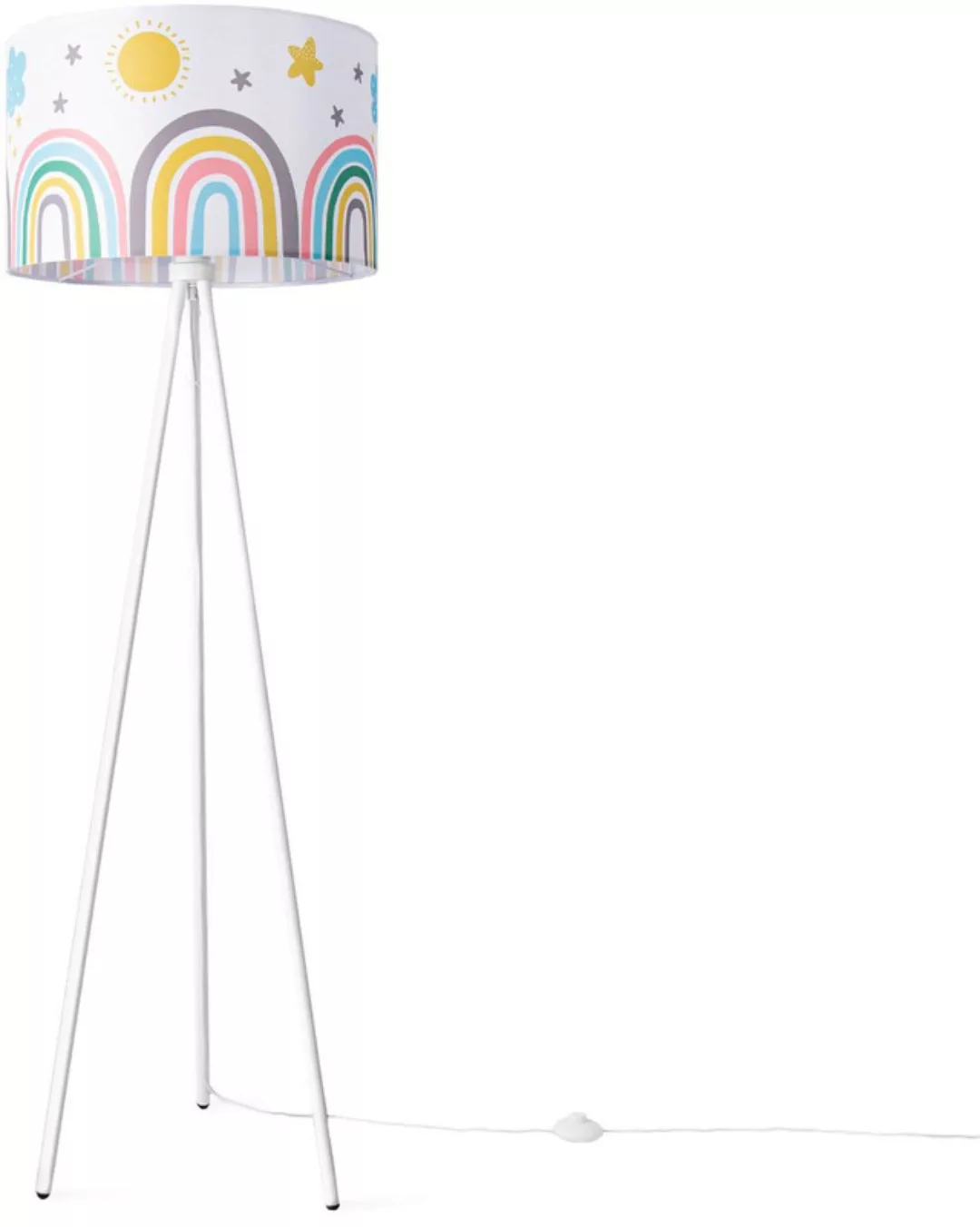 Paco Home Stehlampe »TRINA TWEET 462 RAIN«, Leuchtmittel E27   ohne Leuchtm günstig online kaufen