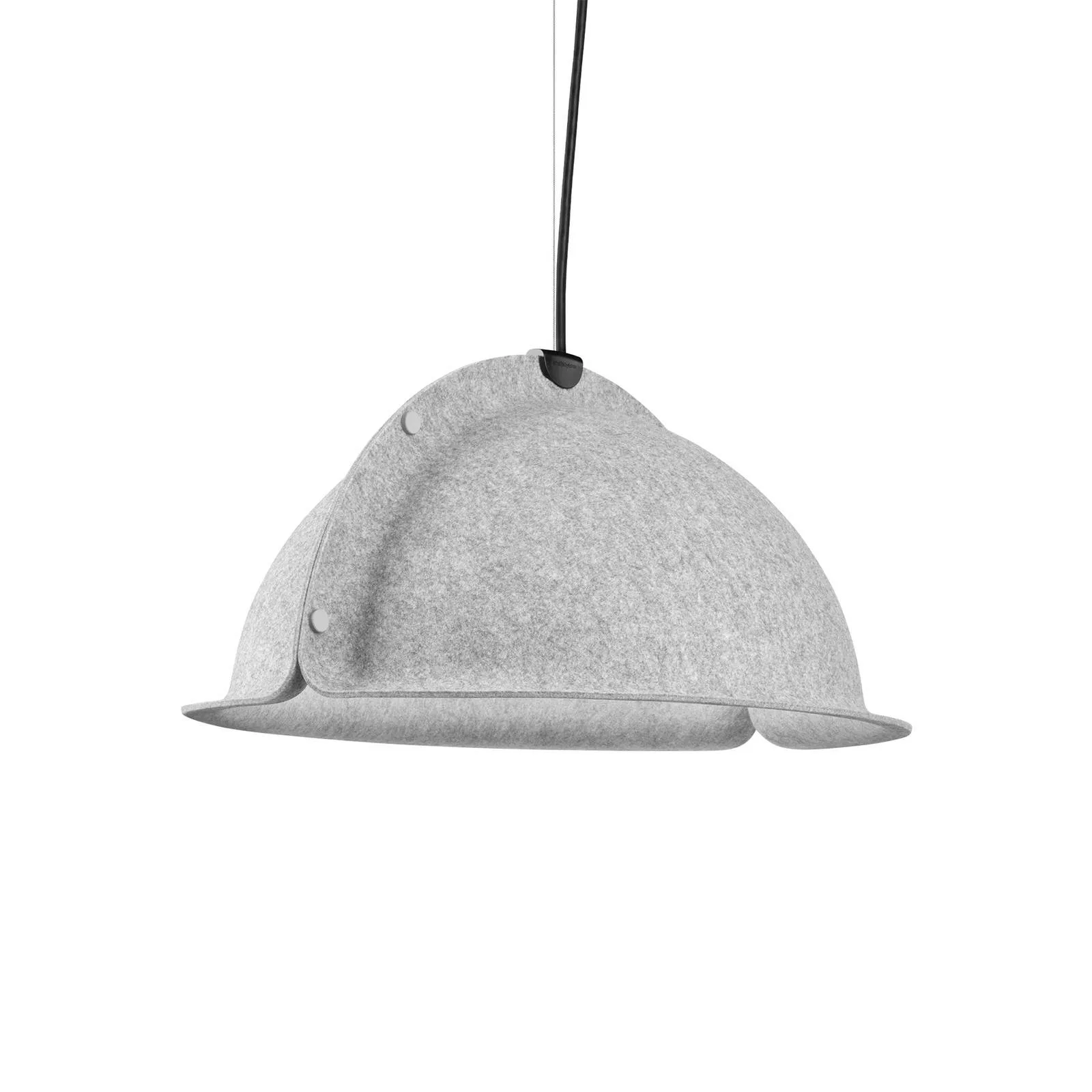 LED-Hängeleuchte Hood Mini 1x23W Ø60cm hellgrau günstig online kaufen