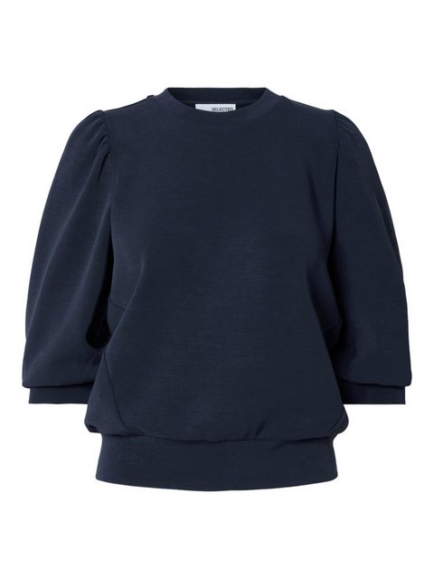 SELECTED FEMME Sweatshirt Tenny (1-tlg) Drapiert/gerafft günstig online kaufen