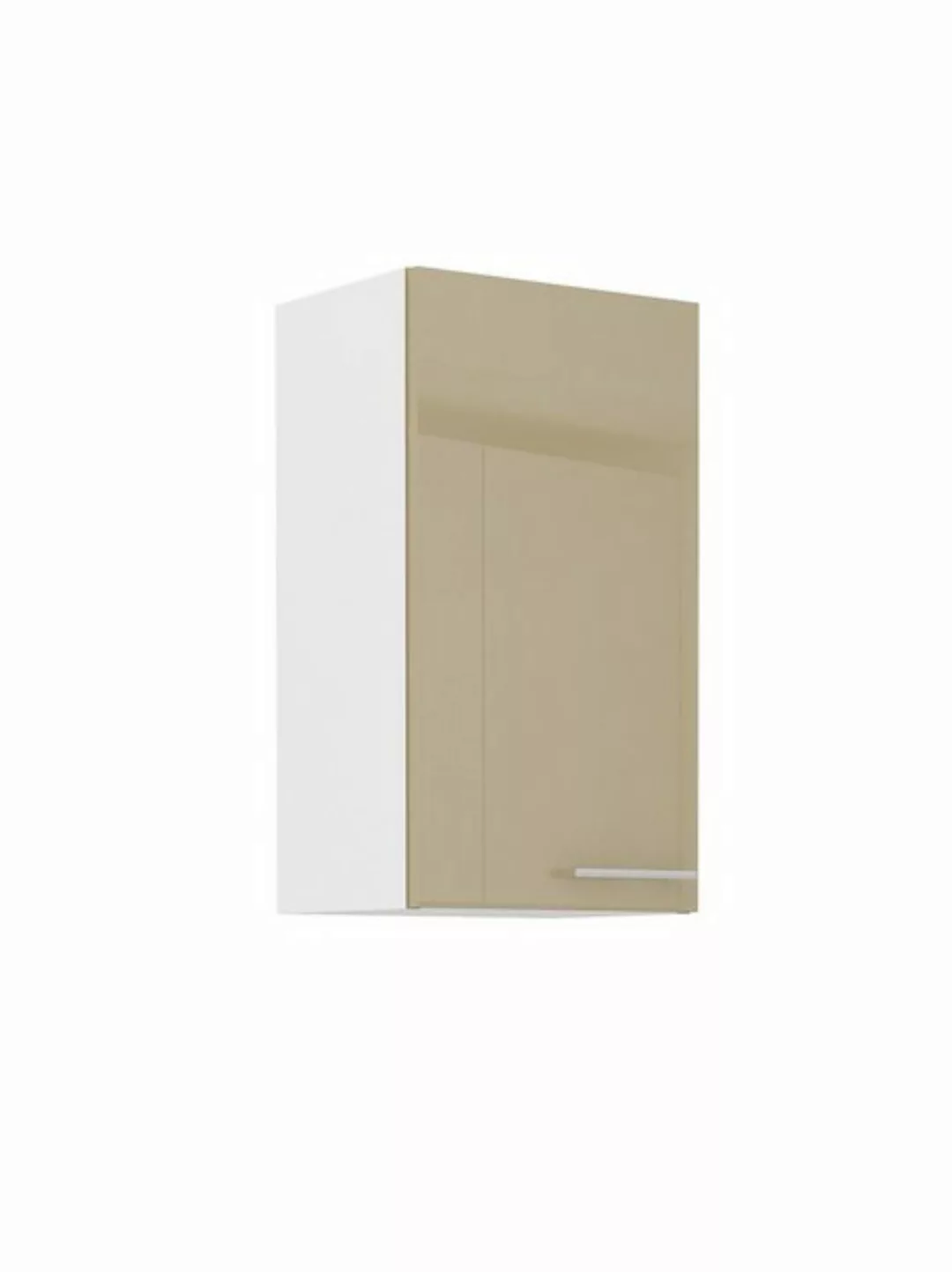 Küchen-Preisbombe Hängeschrank 40 cm Küche Lara Cappuccino Hochglanz Küchen günstig online kaufen