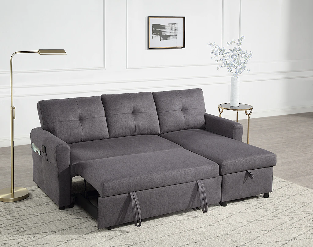 ATLANTIC home collection Schlafsofa "Gustavo L-Form", mit Schlaffunktion, S günstig online kaufen