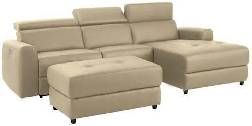 Home affaire Ecksofa "Sentrano, L-Form,", 275 cm, man. o. elektr. Relaxfunk günstig online kaufen