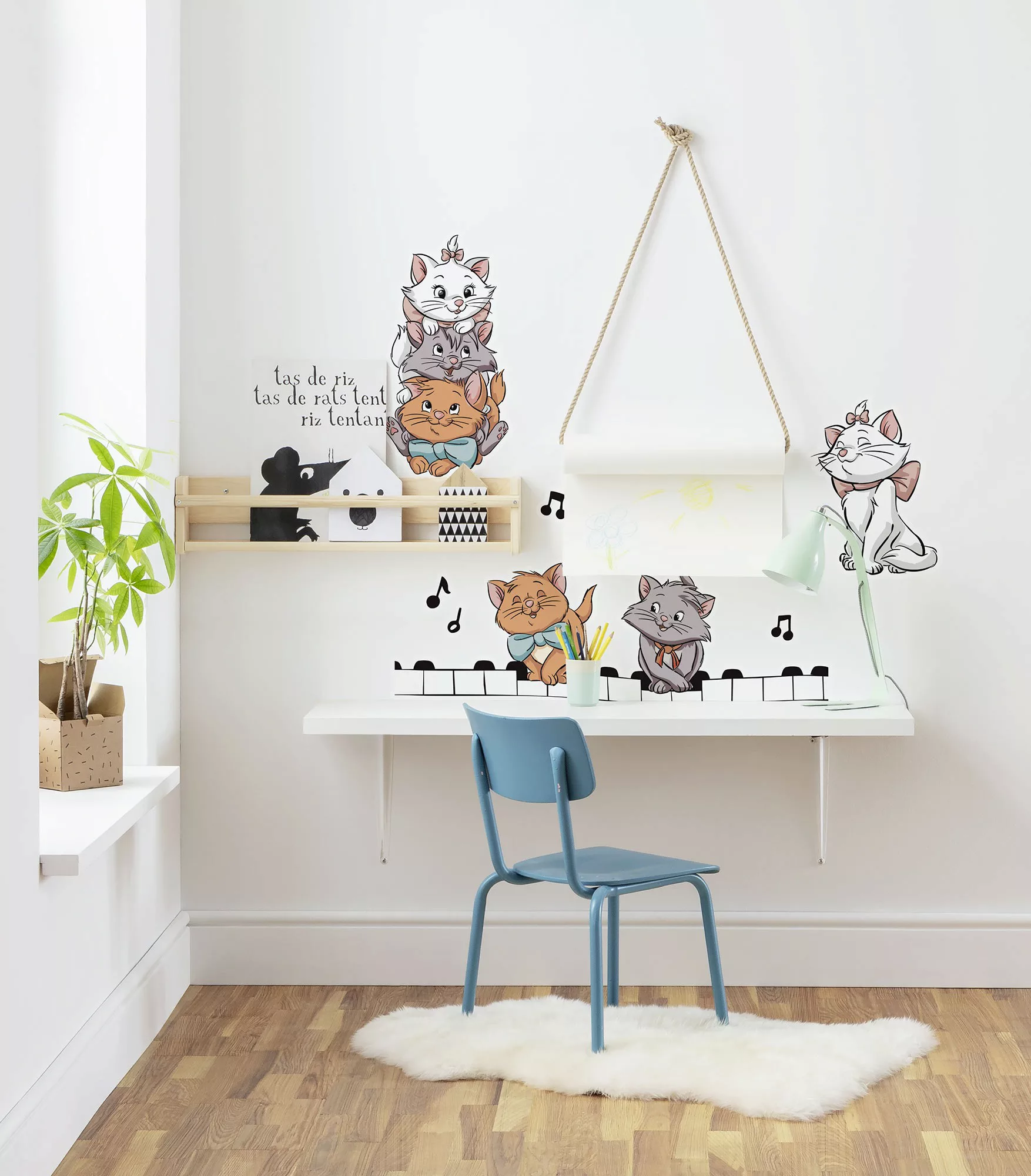 Komar Wandtattoo Aristocats Kittens Disney Aristocats Kittens B/L: ca. 50x7 günstig online kaufen