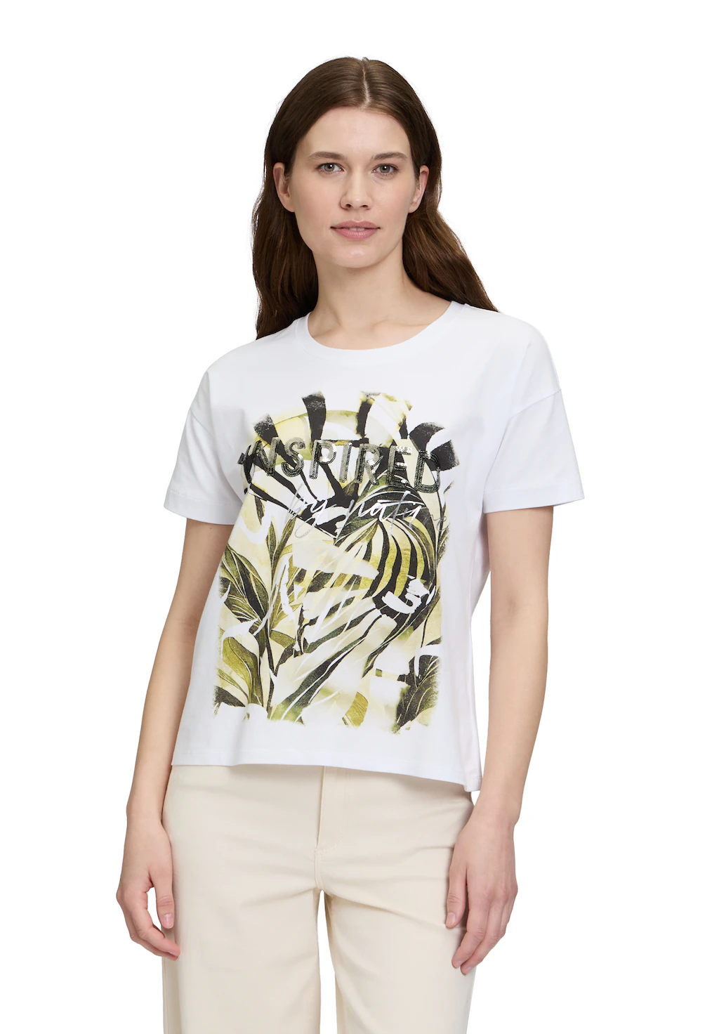 Betty Barclay Kurzarmshirt "Betty Barclay Damen Basic Shirt mit Aufdruck", günstig online kaufen