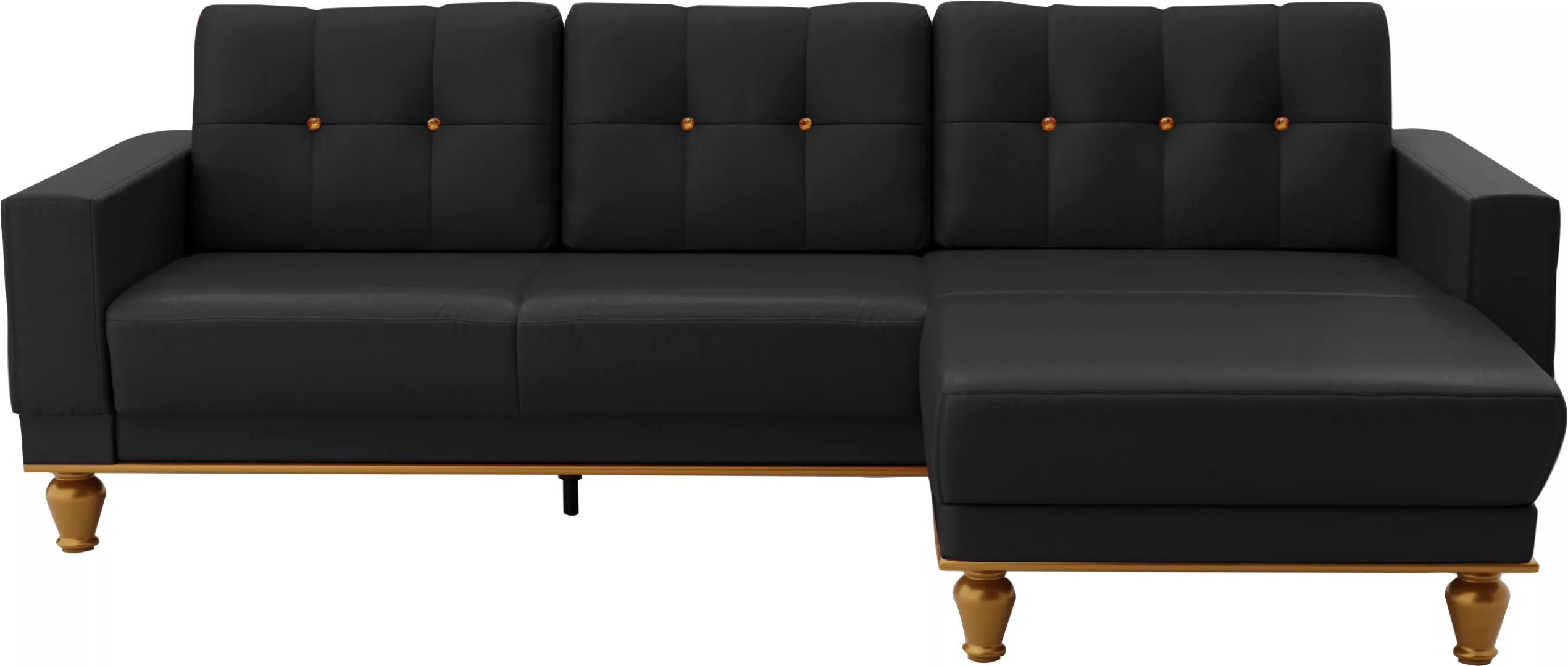 sit&more Ecksofa "Orient 5 L-Form", mit Strass-Stein, wahlweise mit Bettfun günstig online kaufen