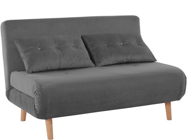 loft24 Daybett Manja, Tagesbett Schlafsofa Sofa mit Samtbezug im modernen D günstig online kaufen