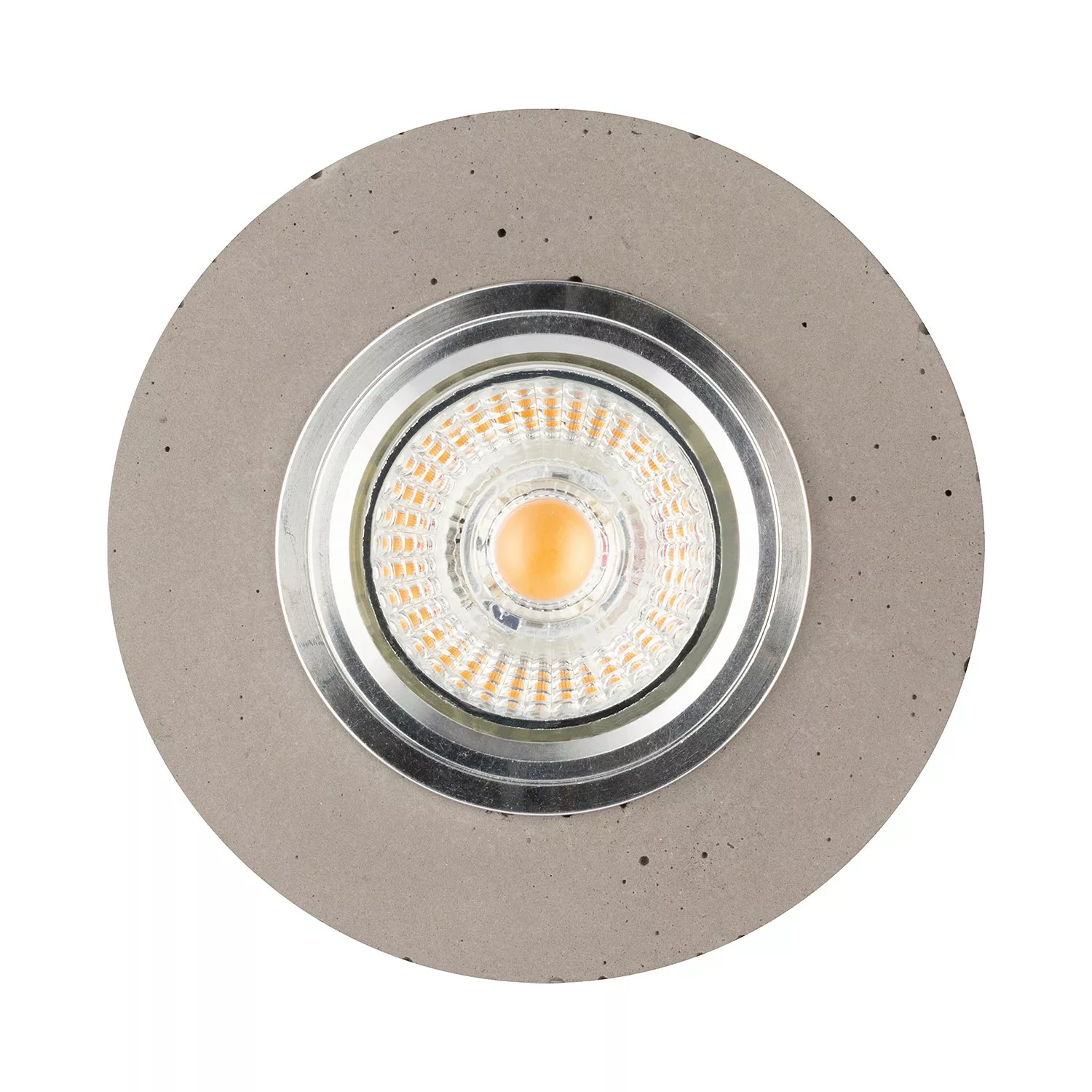 home24 LED-Deckenleuchte Vitar Concrete II günstig online kaufen