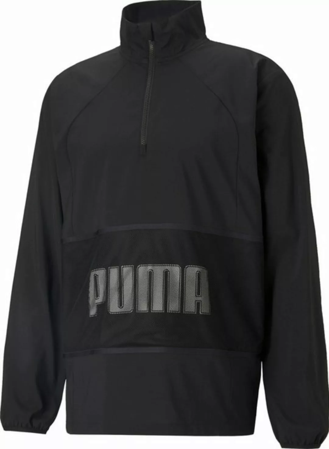 PUMA Graphic Half-Zip Herren Trainingsjacke | Mit Aucun | Schwarz | Größe: günstig online kaufen