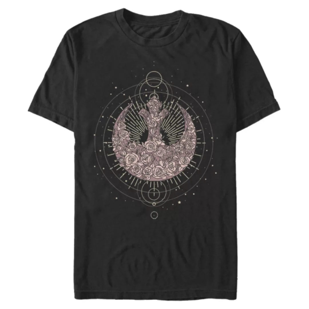 Star Wars - Logo Celestial Rose Rebel - Männer T-Shirt günstig online kaufen