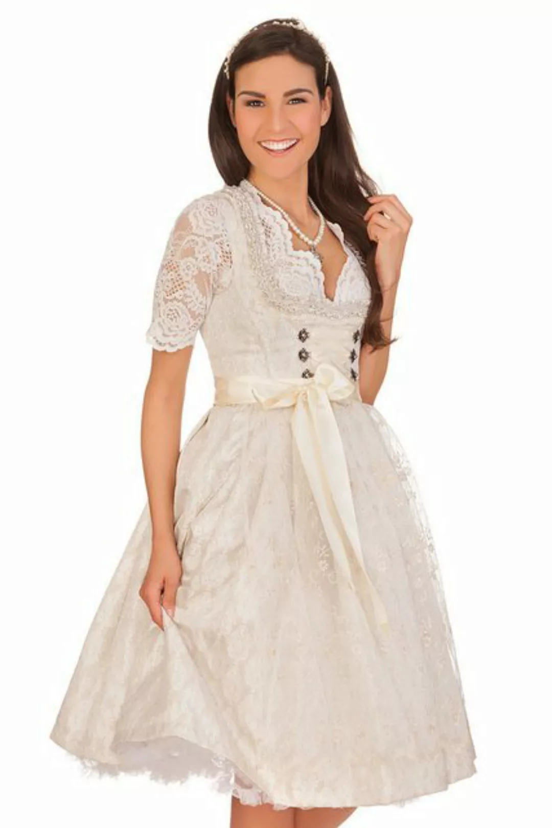 MarJo Dirndl Midi Dirndl 2tlg. - PENKA - creme günstig online kaufen