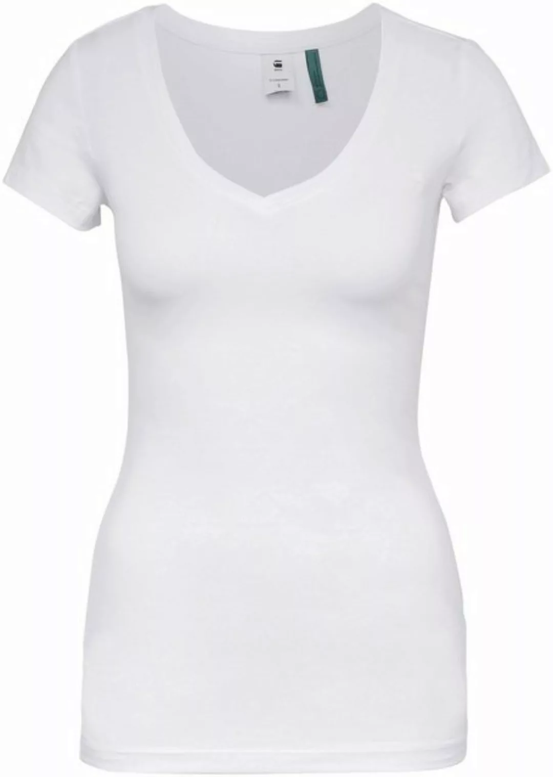 G-STAR V-Shirt Base v t wmn cap sl mit kleinem Logodruck vorne günstig online kaufen